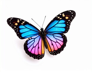 Fototapeta premium Butterfly with colorful wings