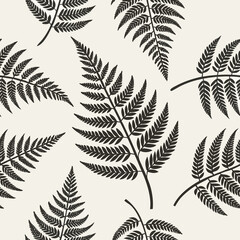 seamless pattern with leaves