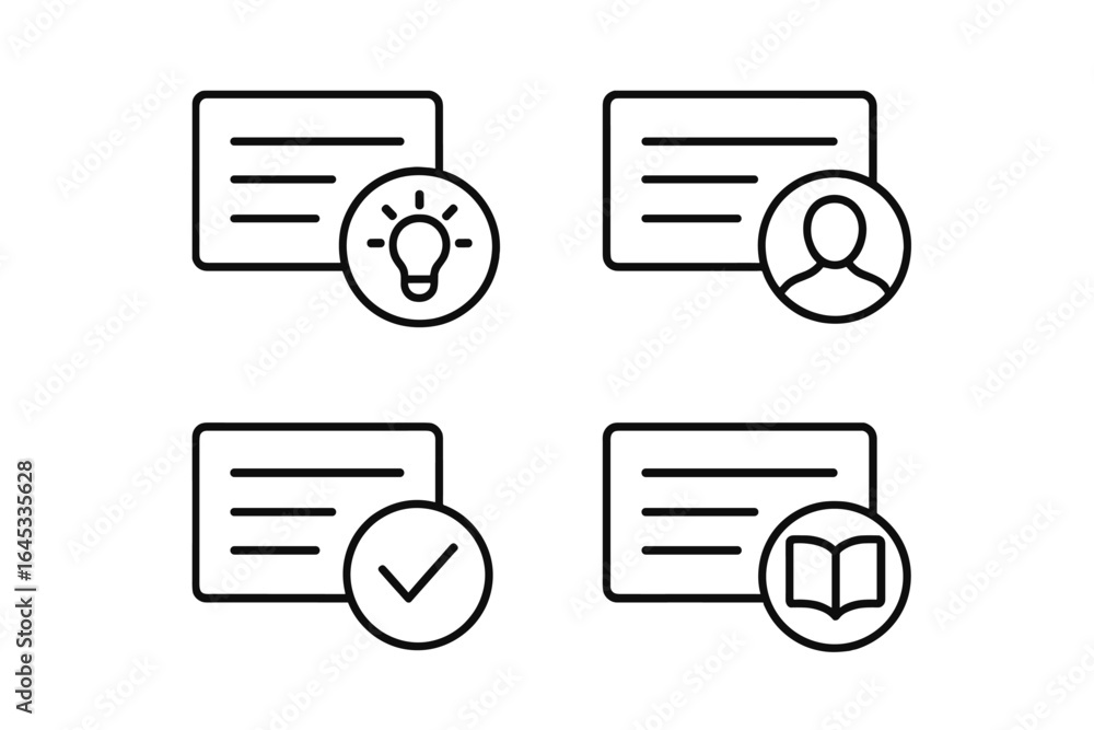 Poster visual representation of various concepts including ideas, identity, verification, and knowledge dis