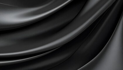 Fototapeta premium Dark, smooth fabric folds