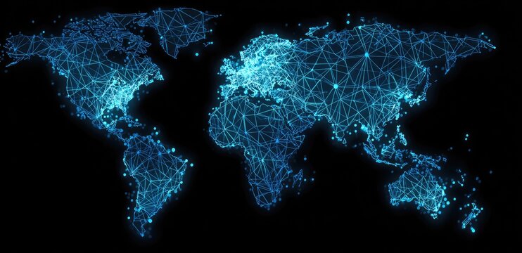 Global network map