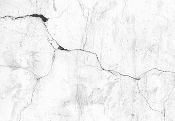 Obraz premium Abstract texture crack and scratch surface of a concrete wall, Background