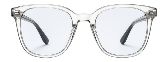 Oversized blue light blocking glasses with clear acetate frames