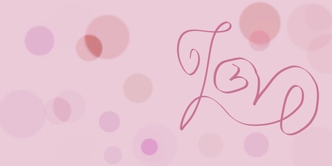 pink background with hearts
