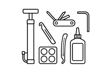 Essential tools for basic repairs and maintenance in a workspace