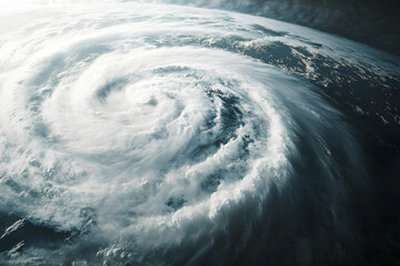 Satellite View of Large Northern Hemisphere Anticyclone  