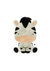 Watercolor safari cute clip art; safari illustration, safari animals