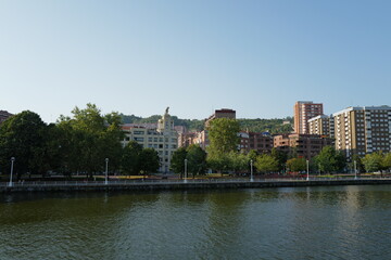 Modern architecture in the city of Bilbao