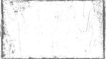 Rough distressed texture with vintage border edge. Dirty grunge surface with scattered noise and scratched overlay detail