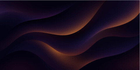 Abstract vector illustration of a flowing blue wave pattern with a smooth, satin texture, perfect for a modern wallpaper or backdrop design