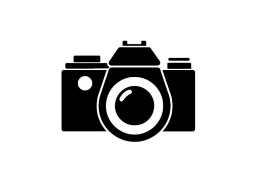 Capture memories with this classic camera outline