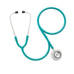 Teal Stethoscope &mdash; A Modern Symbol of Precision, Professionalism, and Quality Healthcare.