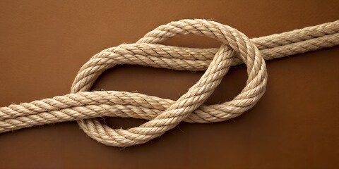 Fototapeta premium rope with knot