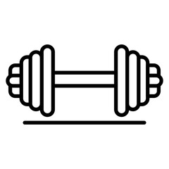Fototapeta premium Barbell Icon