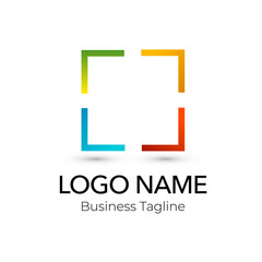 Logo Colorful Abstract Design Template Business