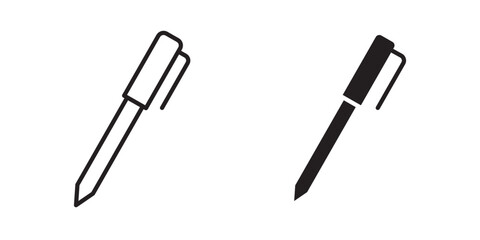 Pen Icon Vector Illustration Isolated On white background