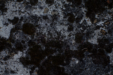 Aged asphalt texture, black with sand impurities