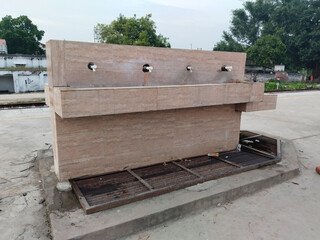 water tap facility provided by Indian Railways for passengers at Railway Station.