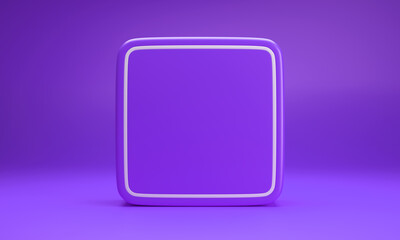 Minimalist 3D Speech Bubble