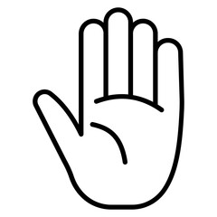 Obraz premium Stop Icon