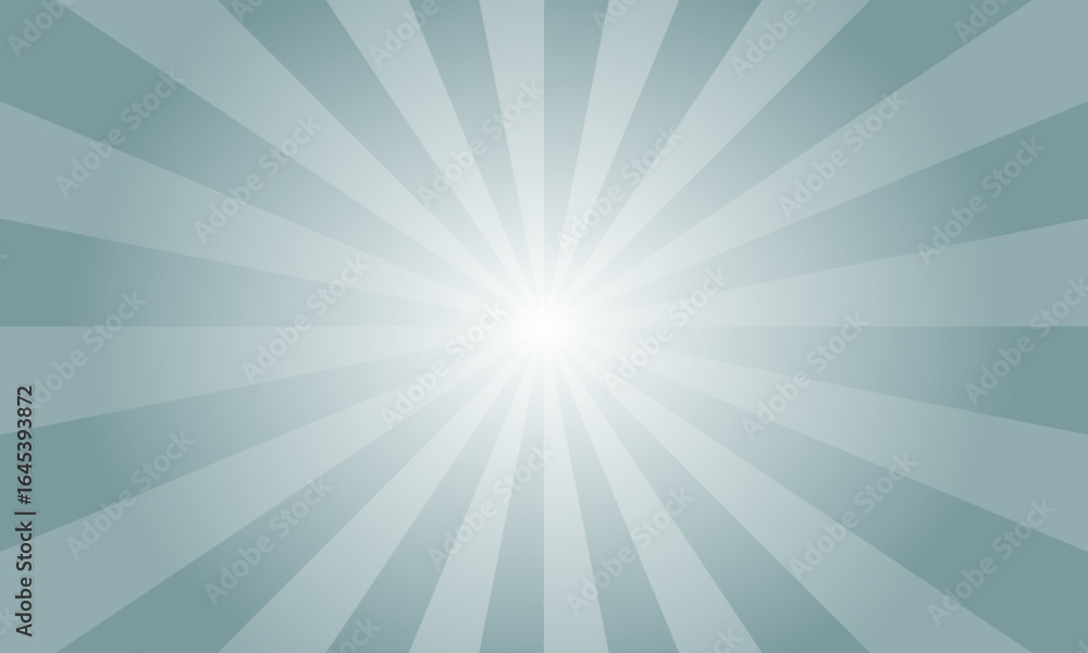 Aufkleber cadet gray sunburst background. abstract rays texture background. sunburst background with blue rays