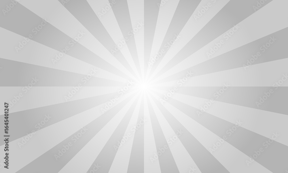 Poster concrete gray sunburst background. abstract rays texture background. sunburst background with grey r
