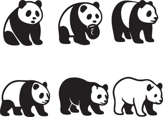 Obraz premium different species of panda