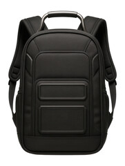Durable nylon tool backpack with padded straps for contractors commuting between job sites.