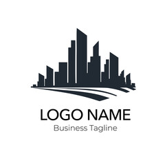 Fototapeta premium Logo Building Construction Architecture Real Estate Vector Design