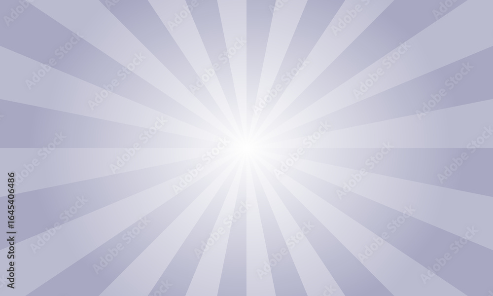 Poster dove gray sunburst background. abstract rays texture background. sunburst background with violet ray
