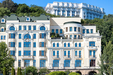 office building complex European architecture city scape