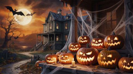 halloween pumkin background