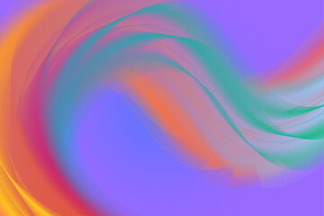 Abstract Flowing Swirls in Vibrant Colors
