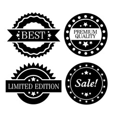 Seller Sale Badge Vector Design Collection