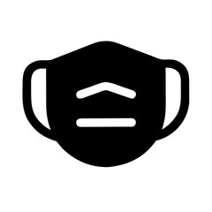 Mask Icon – Health and Safety Illustration for Protection, Medical, and Hygiene