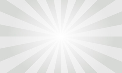 Heather Gray Sunburst Background. Abstract Rays Texture Background. Sunburst Background with Grey Rays. Vector Illustration.