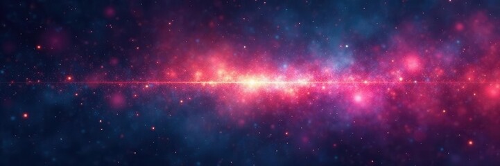 Fototapeta premium Intense, ethereal light beam streaks across dark space , illumination, optical