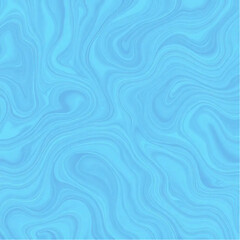 Obraz premium Electric soft blue contour lines pattern