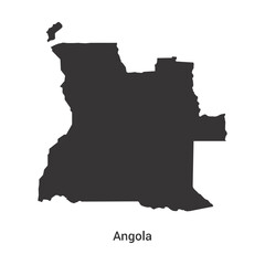 Angola Country Map Free Icon