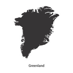 Greenland Country Map Free Icon © Tom