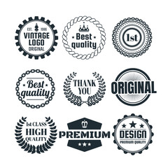 Obraz premium Seller Badge Vector Design Collection
