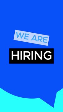 creative animation text video we are hiring join our team