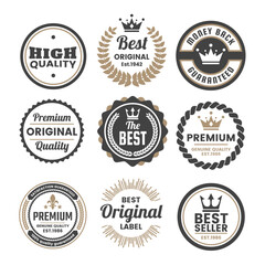 Seller Badge Vector Design Collection