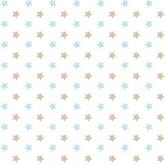 A simple, seamless pattern of small, scattered pastel stars 

