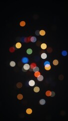 Ok Bokeh background featuring abstract blurred light elements for cover decoration