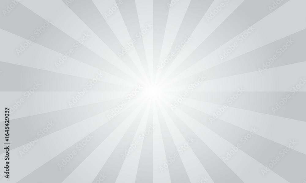 Poster misty gray sunburst background. abstract rays texture background. sunburst background with grey rays