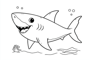 children's drawing of animals to color