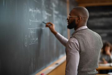 teacher in classroom