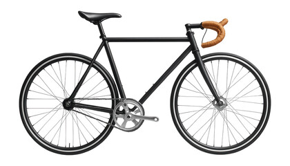 Old-school track bike with a fixed gear and no brakes