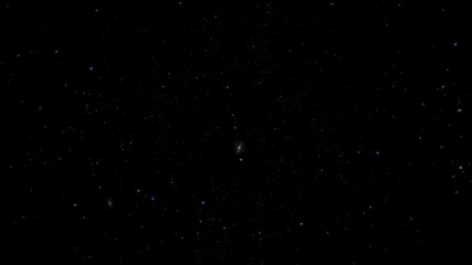 4K 3D Loop glow multicolored star space travel in outer space science fiction abstract background.  Multicolored stars spce galaxy travel abstract digital animation in deep space. - Powered by Adobe